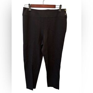 VTG LRL Lauren Ralph Lauren Classic Black Wool Trouser Pant 10X30 Business Work